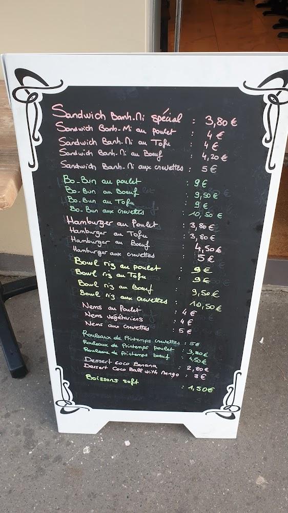 THUY - Street Food Vietnamienne - Menu Image 1